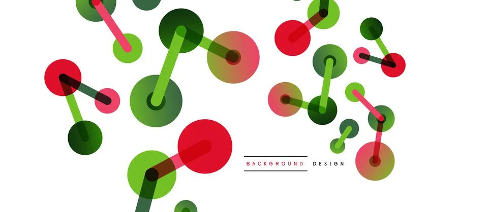 Network concept abstract background. Dots connection. Big data idea. Business Illustrazione stock