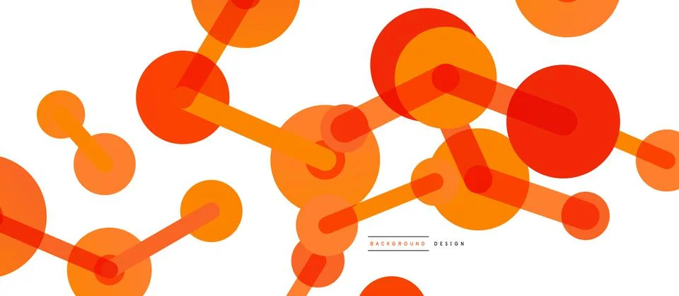 Network concept abstract background. Dots connection. Big data idea. Business Stock Illustration