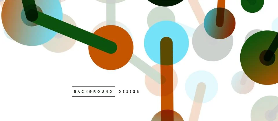 Network concept abstract background. Dots connection. Big data idea. Business Stock Illustration