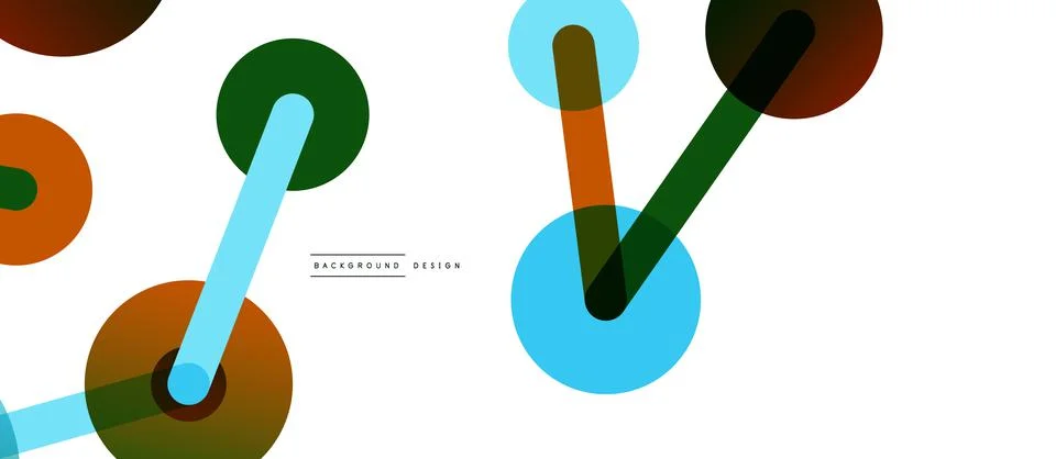 Network concept abstract background. Dots connection. Big data idea. Business Stock Illustration