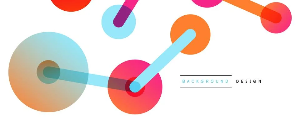 Network concept abstract background. Dots connection. Big data idea. Business Stock Illustration