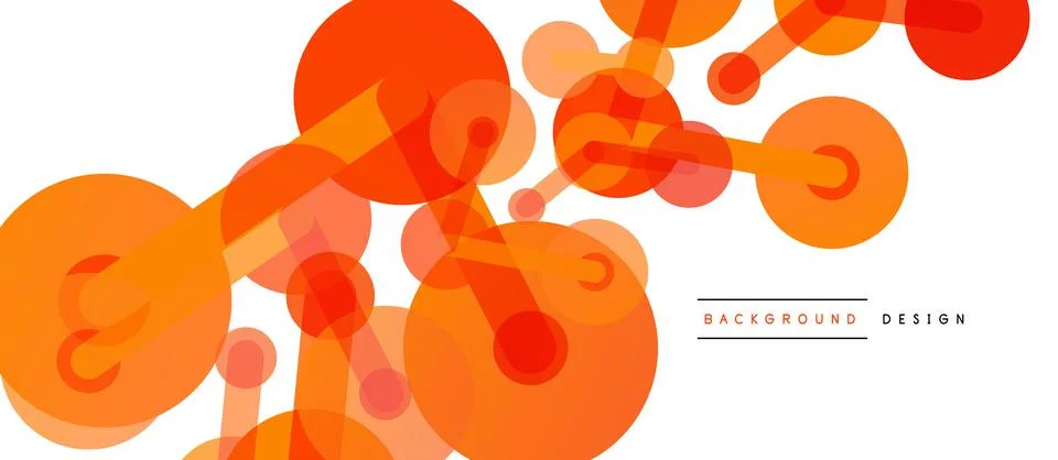 Network concept abstract background. Dots connection. Big data idea. Business Stock Illustration