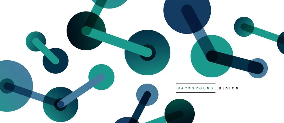 Network concept abstract background. Dots connection. Big data idea. Business 스톡 일러스트