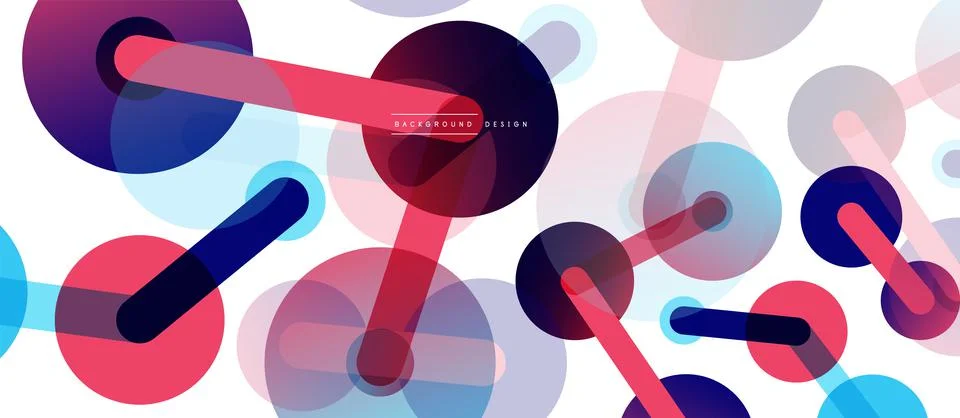 Network concept abstract background. Dots connection. Big data idea. Business Stock Illustration