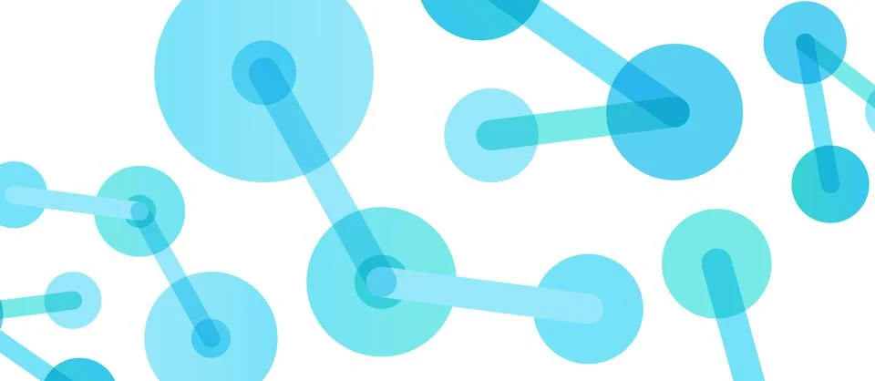 Network concept abstract background. Dots connection. Big data idea. Business Illustrazione stock