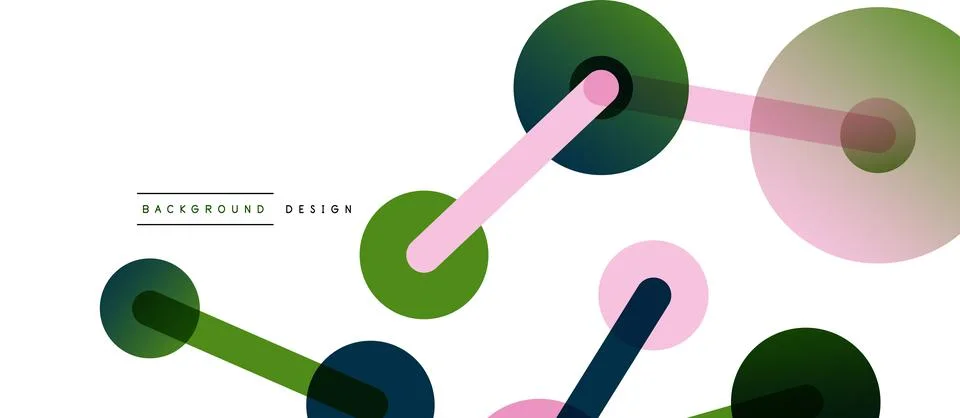 Network concept abstract background. Dots connection. Big data idea. Business Stock Illustration