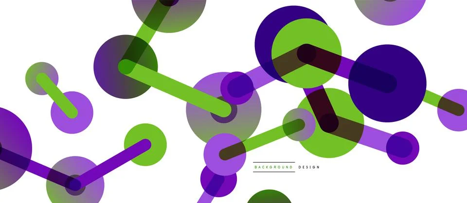 Network concept abstract background. Dots connection. Big data idea. Business Illustrazione stock