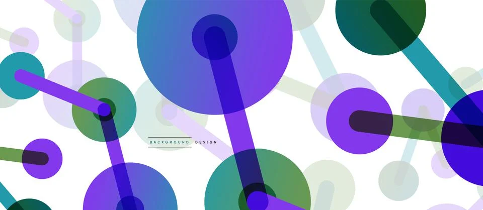 Network concept abstract background. Dots connection. Big data idea. Business 스톡 일러스트