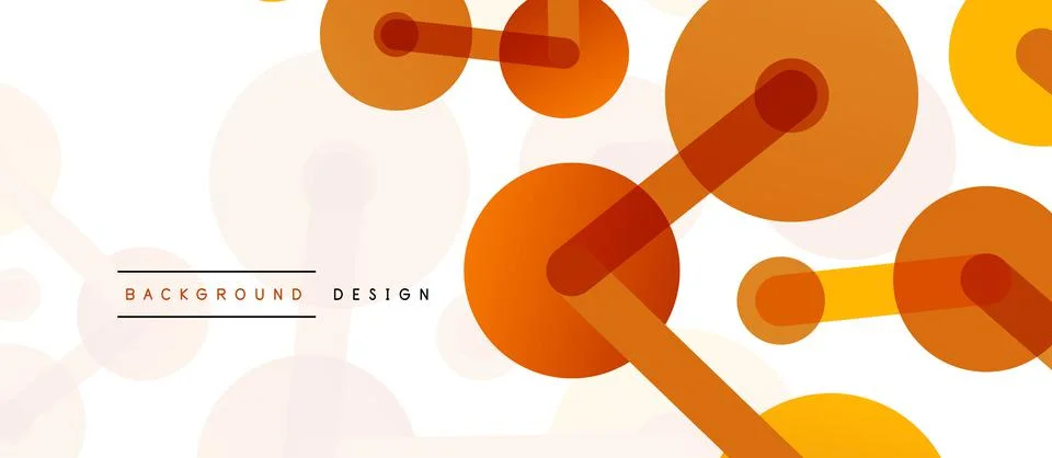 Network concept abstract background. Dots connection. Big data idea. Business 스톡 일러스트