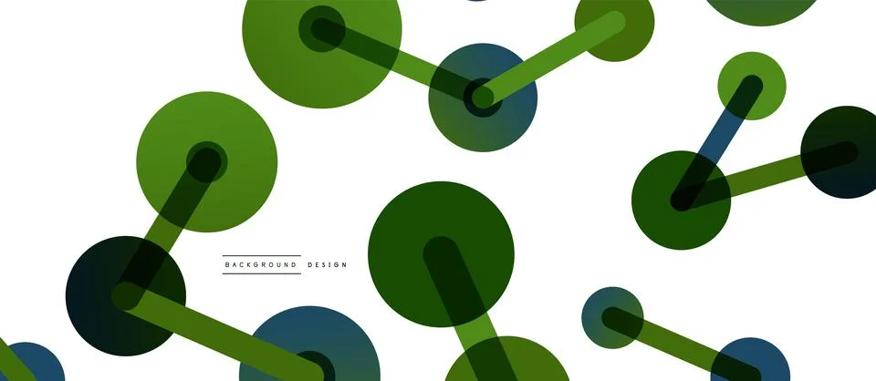 Network concept abstract background. Dots connection. Big data idea. Business Stock Illustration