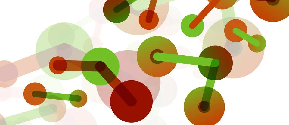 Network concept abstract background. Dots connection. Big data idea. Business Stock Illustration