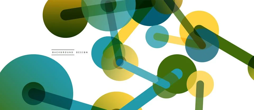 Network concept abstract background. Dots connection. Big data idea. Business Stock Illustration