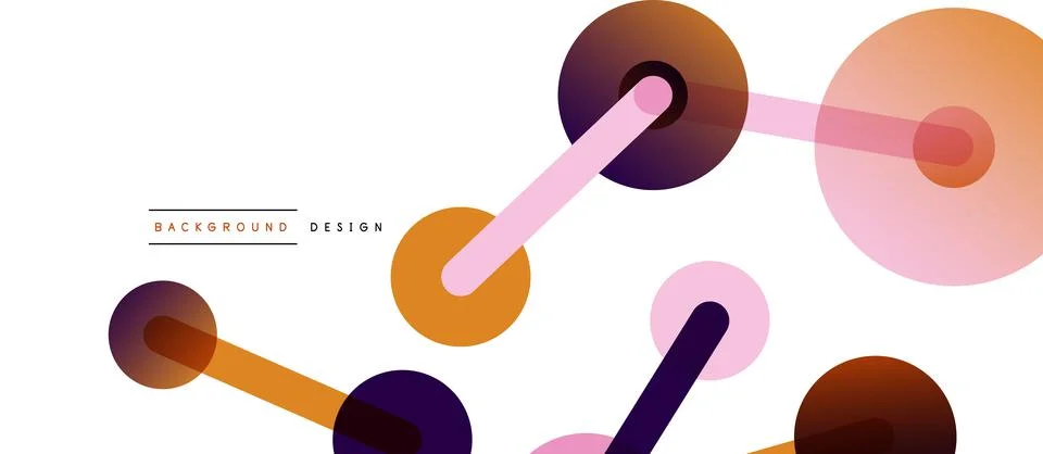 Network concept abstract background. Dots connection. Big data idea. Business Stock Illustration