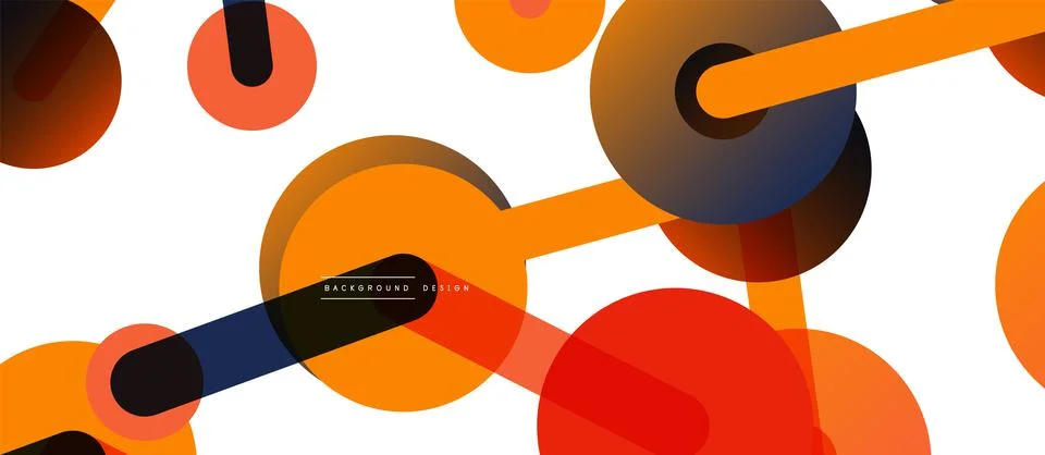 Network concept abstract background. Dots connection. Big data idea. Business Stock Illustration
