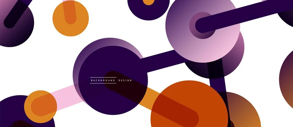 Network concept abstract background. Dots connection. Big data idea. Business Illustrazione stock