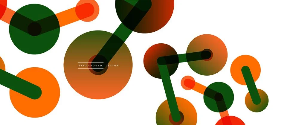Network concept abstract background. Dots connection. Big data idea. Business Stock Illustration