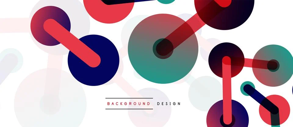 Network concept abstract background. Dots connection. Big data idea. Business Stock Illustration