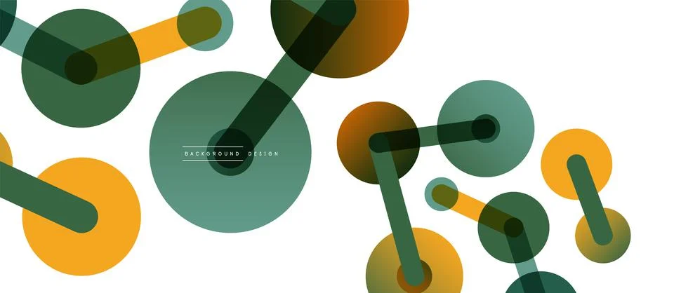 Network concept abstract background. Dots connection. Big data idea. Business Illustrazione stock