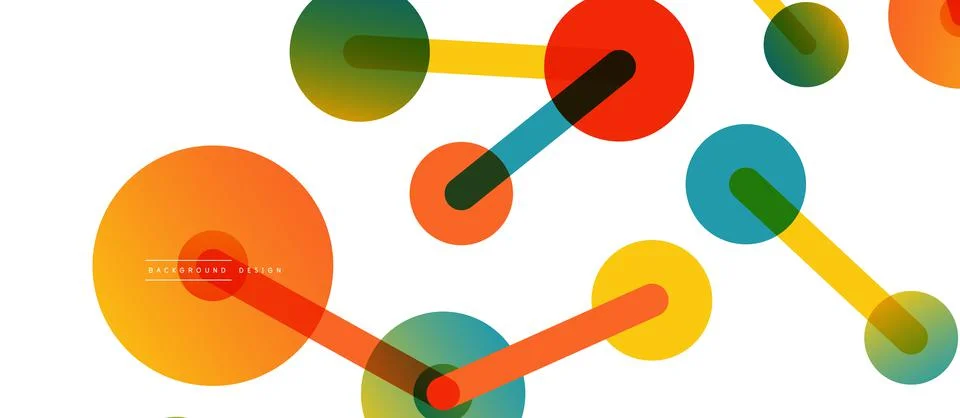 Network concept abstract background. Dots connection. Big data idea. Business Illustrazione stock