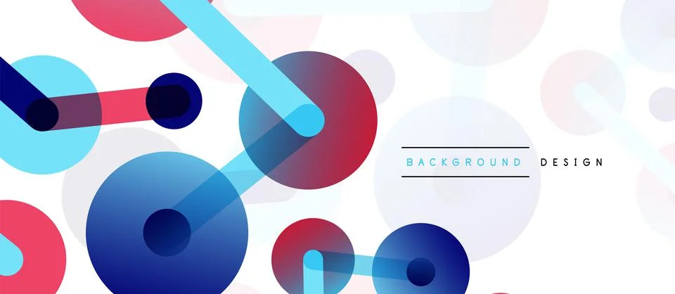 Network concept abstract background. Dots connection. Big data idea. Business Stock Illustration