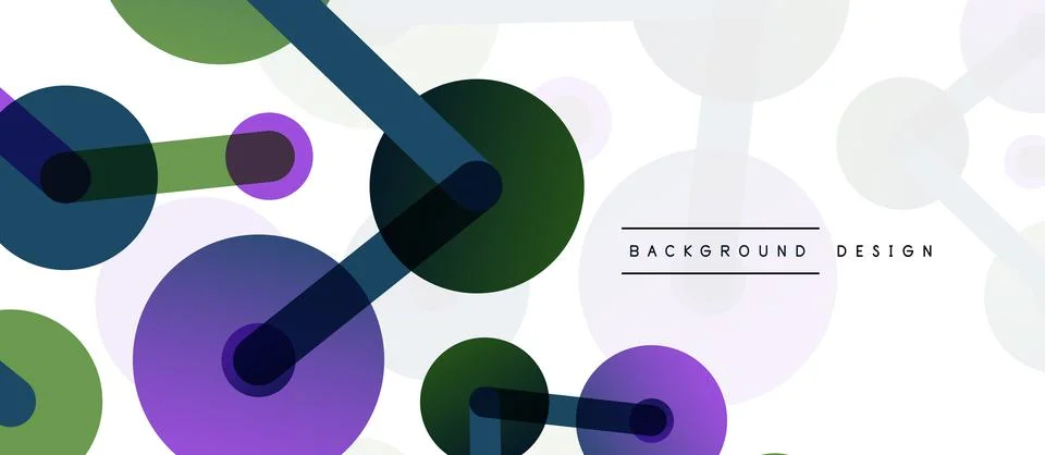 Network concept abstract background. Dots connection. Big data idea. Business Stock Illustration