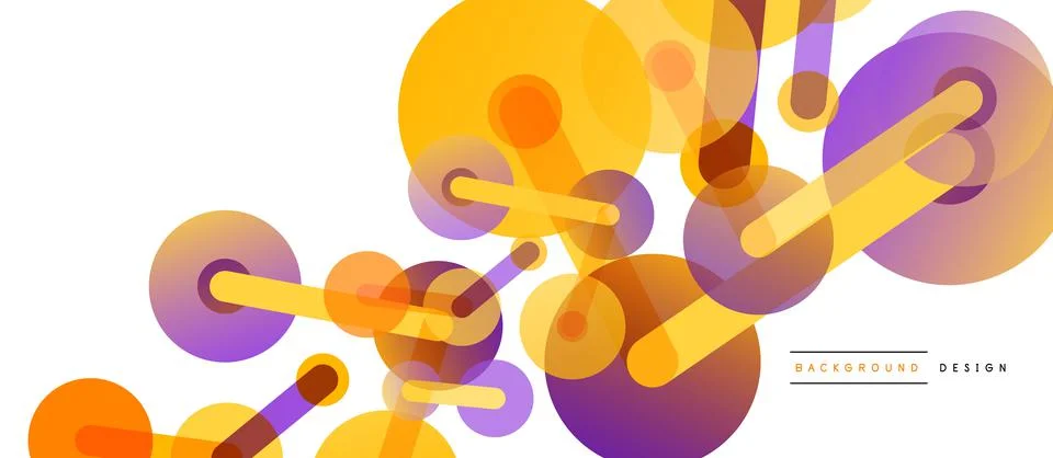 Network concept abstract background. Dots connection. Big data idea. Business Stock Illustration