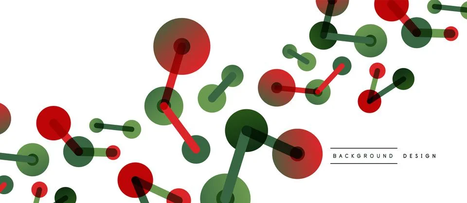 Network concept abstract background. Dots connection. Big data idea. Business Illustrazione stock