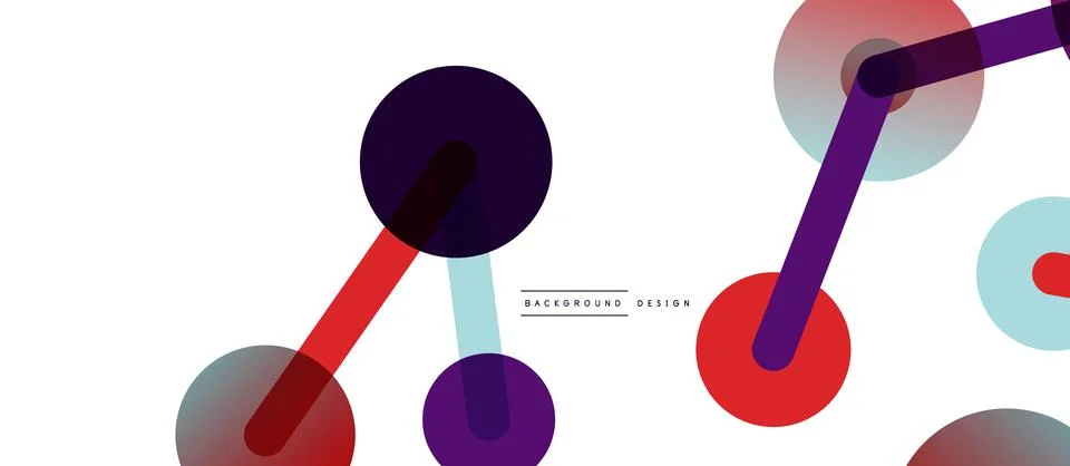 Network concept abstract background. Dots connection. Big data idea. Business Stock Illustration