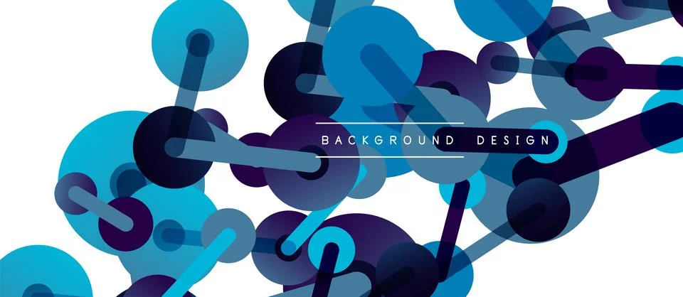 Network concept abstract background. Dots connection. Big data idea. Business 스톡 일러스트