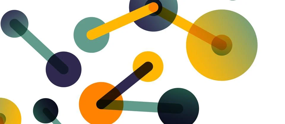 Network concept abstract background. Dots connection. Big data idea. Business イラスト素材