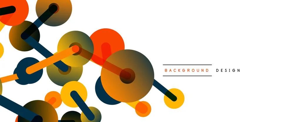 Network concept abstract background. Dots connection. Big data idea. Business Illustrazione stock