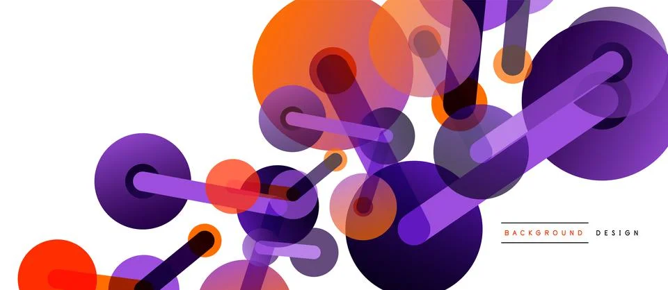 Network concept abstract background. Dots connection. Big data idea. Business 스톡 일러스트