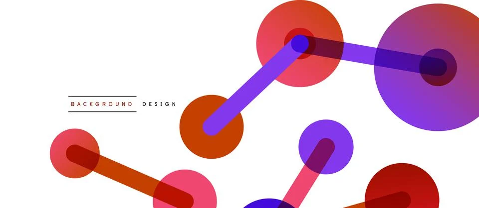 Network concept abstract background. Dots connection. Big data idea. Business Stock Illustration