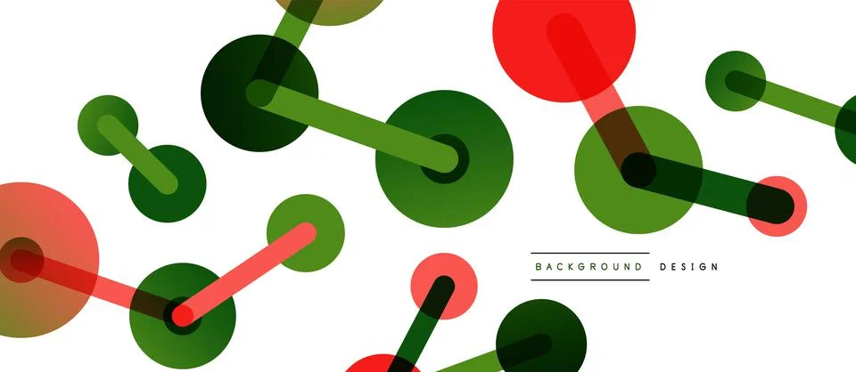 Network concept abstract background. Dots connection. Big data idea. Business Stock Illustration