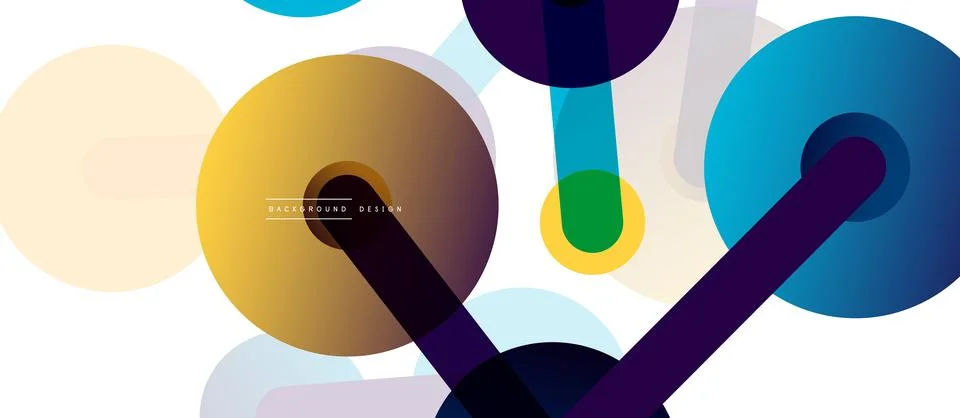 Network concept abstract background. Dots connection. Big data idea. Business Stock Illustration