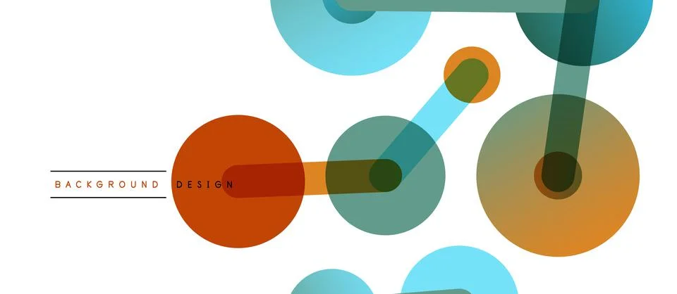 Network concept abstract background. Dots connection. Big data idea. Business Stock Illustration