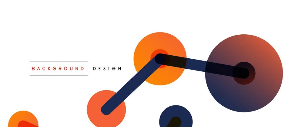 Network concept abstract background. Dots connection. Big data idea. Business 스톡 일러스트