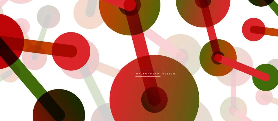 Network concept abstract background. Dots connection. Big data idea. Business Illustrazione stock