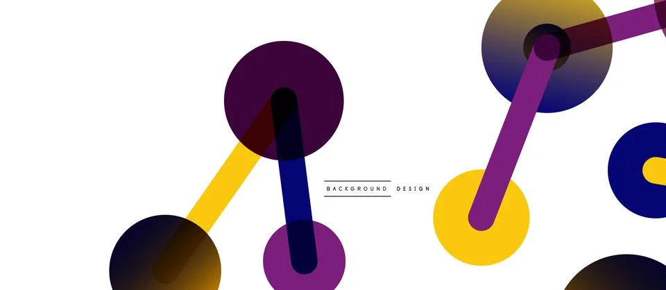 Network concept abstract background. Dots connection. Big data idea. Business Stock Illustration