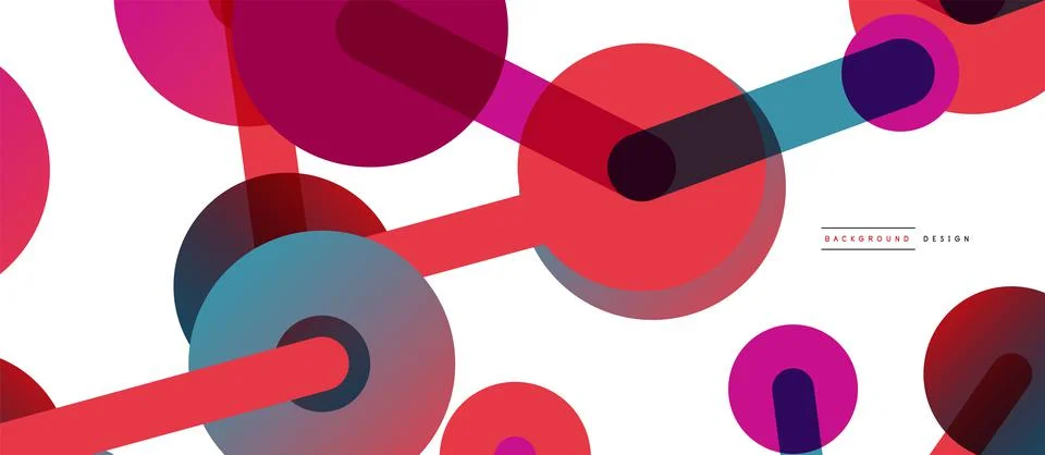 Network concept abstract background. Dots connection. Big data idea. Business Stock Illustration