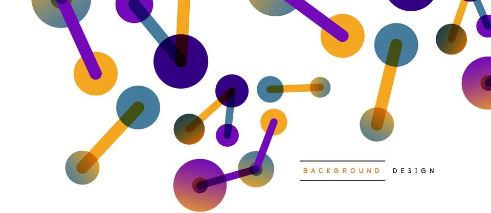 Network concept abstract background. Dots connection. Big data idea. Business 스톡 일러스트