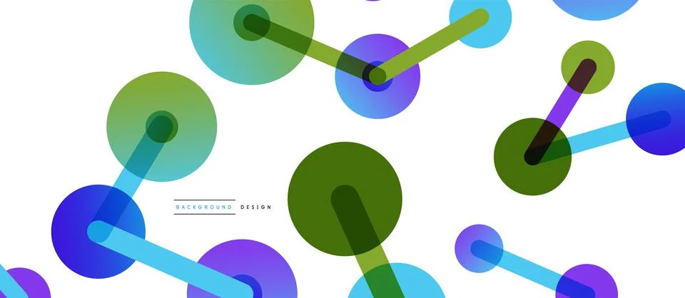 Network concept abstract background. Dots connection. Big data idea. Business Stock Illustration