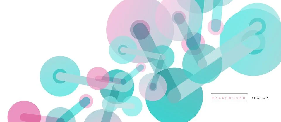 Network concept abstract background. Dots connection. Big data idea. Business Illustrazione stock