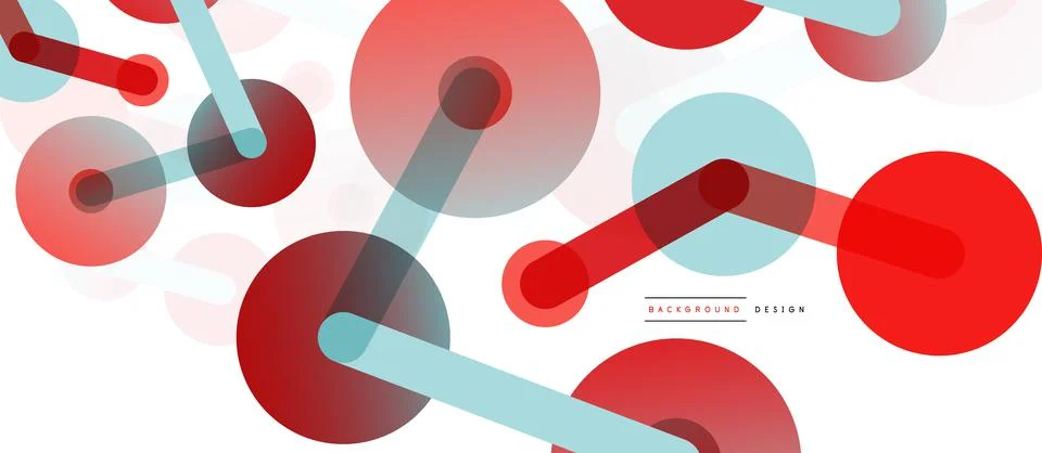 Network concept abstract background. Dots connection. Big data idea. Business Stock Illustration