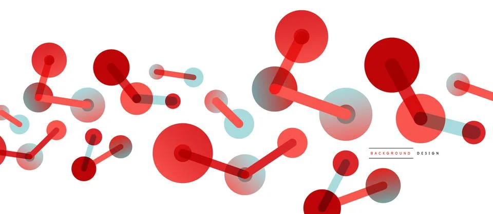 Network concept abstract background. Dots connection. Big data idea. Business Illustrazione stock