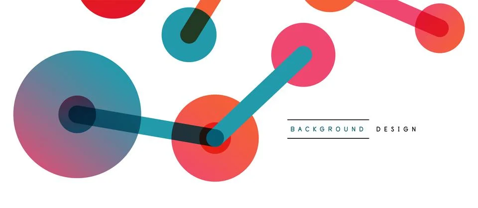 Network concept abstract background. Dots connection. Big data idea. Business Stock Illustration