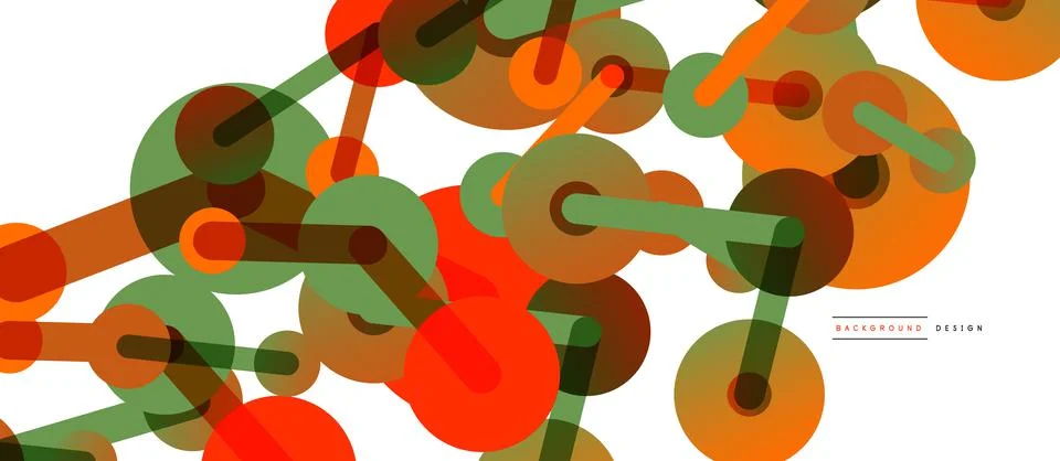 Network concept abstract background. Dots connection. Big data idea. Business Stock Illustration