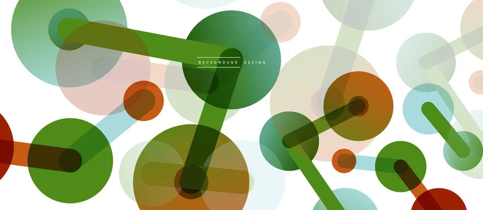 Network concept abstract background. Dots connection. Big data idea. Business Stock Illustration