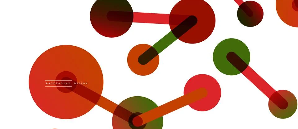 Network concept abstract background. Dots connection. Big data idea. Business Stock Illustration