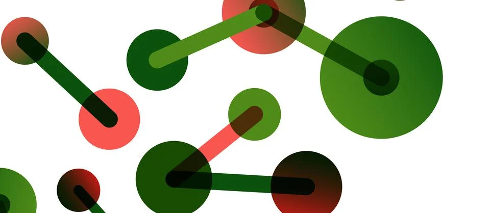 Network concept abstract background. Dots connection. Big data idea. Business Stock Illustration